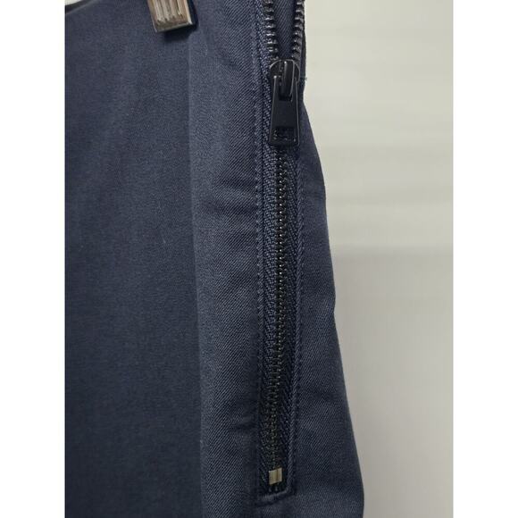 Everlane Women’s Size 6 The Bi-stretch work Pant Blue k Side Zip Cotton blend - Picture 4 of 5